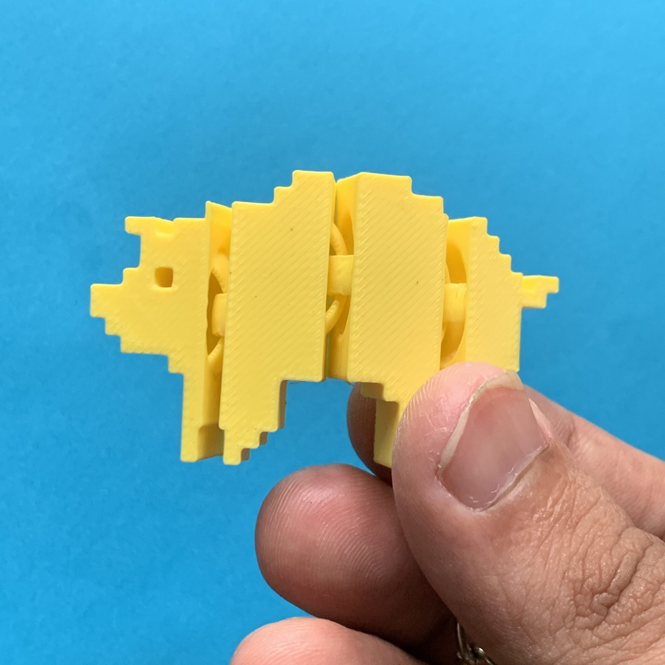 Pixel Pig Flexi Keychain - Image 7
